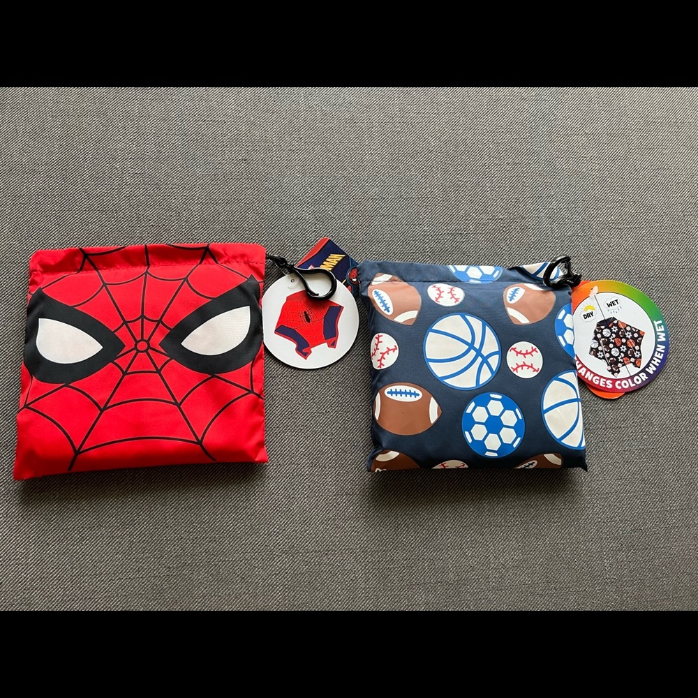 2 raincoats for children